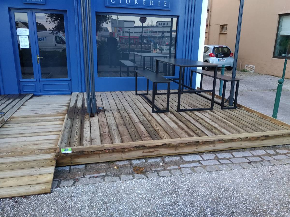 fabrication terrasse les sables d 