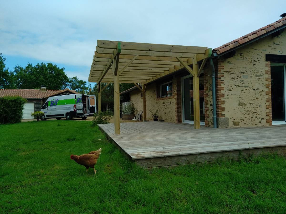 fabrication pergolas sur mesure en vendée