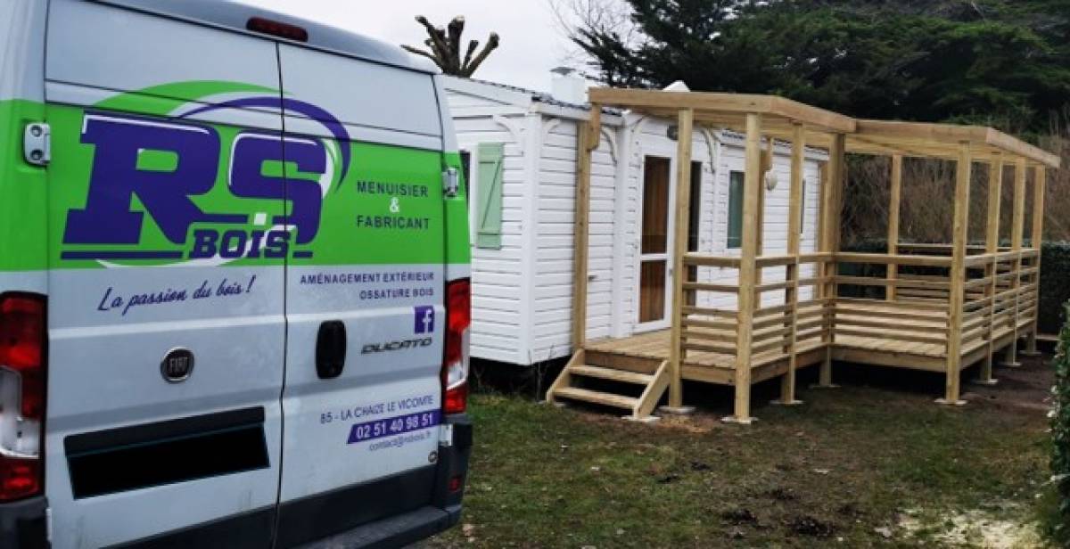terrasse camping vendée